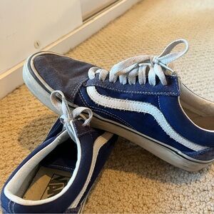 Vans Navy and White Casual Sneakers